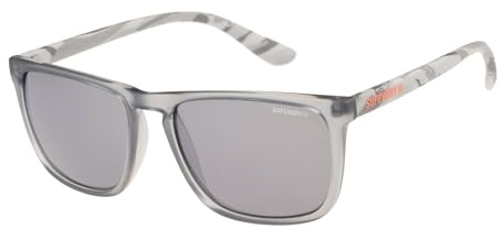 Superdry SDS-SHOCKWAVE 113 Sonnenbrille Kristall Matt Dunkelgrau Grau