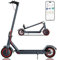 QnQ Trottinettes Électriques Adultes, 8,5 Trottinette Pliable, 25KM Autonomie, Pneus Nid d'abeille Increvables, Contrôle Via APP et Affichage LED,Batterie 36V 7.5Ah, Moteur 350W, Porteur de 120KG
