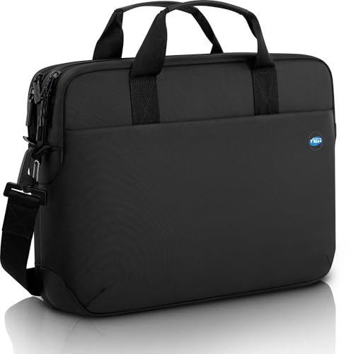 SIMPLETEK - EcoLoop Pro Briefcase CC5623 Bag | Dell Compatible - Laptops, Notebooks and Ultrabooks | For 12-16 Notebook (5TKW6) (Refurbished), Black, 15.6 pollici