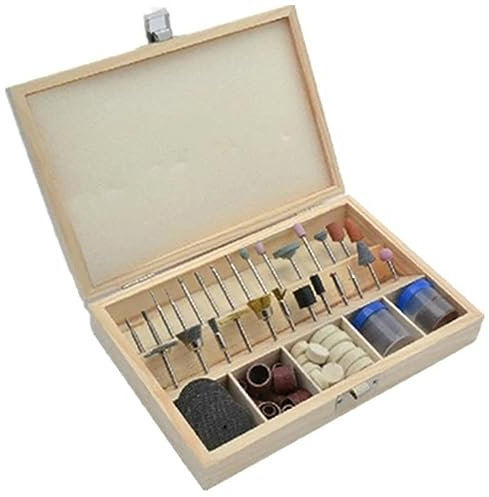 MUCKLILY 100pezzi Abrasivi Per Lucidatura e Smerigliatura Accessori Per Utensili Rotanti Per Versatile Per Lucidatura e Rimozione