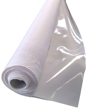 unmjgybc Pellicola per laghetto Koi 1 × 15 m un tessuto una membrana HDPE antiurto leggera per laghetti da giardino