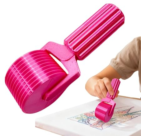 Generico Diamond Art Roller, Rullo Pressante per Strass, 3D Printed Diamond Art Painting Roller, Utensile Rullo per Artigianato e Hobby, Rulli Pressore Manuale, Applicatore di Precisione e Rimovibile