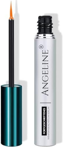 Wimpernserum ohne Hormone Lash Serum: 5ML Natürliches Hormonfreies Wimpernserum für Längere und Vollere Wimpern, Schnelleres Wimpernwachstum Vegan
