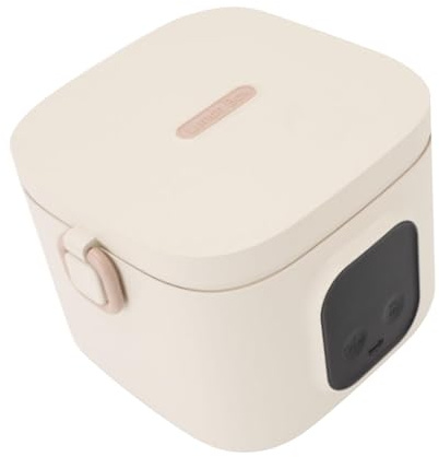 KIMISS Calentador de Alimentos Autocalentable Recargable Eléctrica Calentador de Alimentos 500 Ml de Almuerzo Portátil con Temperatura Ajustable de Acero Inoxidable 304 Reescrito