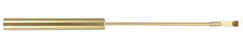 KICHOUSE Ersatzteil Goldfarbener Pendel Pendeluhrwerk mit Glatter Oberfläche Metall im Einfachen Stil als Zuverlässiger Ersatz für Wanduhr
