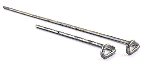 Abhängedraht mit Haken Öse Trockenbau Schnellabhänger Draht Spannfeder 100 Stk. Abhänger mit 90° Öse 250 mm