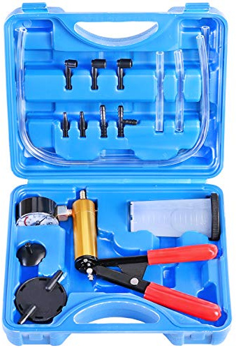 YSTOOL Brake and Clutch Fluid Hand Pump Vacuum Bleeder Tool Kit