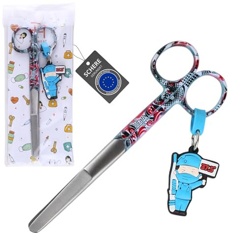 Ph Pro Heat Forbici Infermiere - Forbice Infermiere Professionale Dritte per Bendaggio - Accessori Infermieristica.