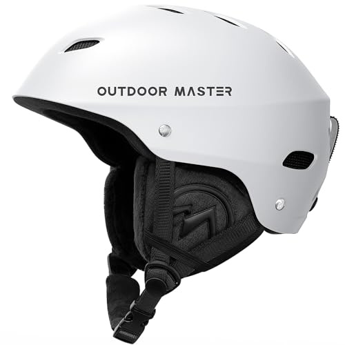 OutdoorMaster Kelvin Casque de Ski - Casque de Snowboard pour Hommes, Femmes & Jeunes