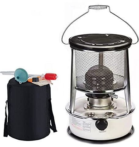 Tragbarer Petroleumofen, 2 In 1 Petroliumheizer, Outdoor-Camping-Petroleum Heizung Mit Einstellbarer Flamme, 6 L, Für Indoor, Kochen, Zeltheizung, Barbecue, Angeln, Garage