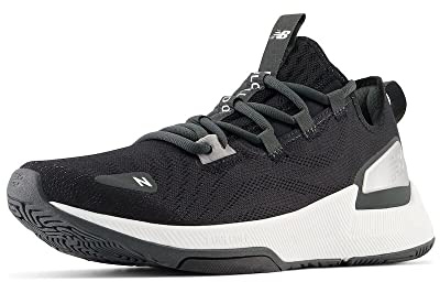 New Balance Men's FuelCell 100 V2 Cross Trainer, Black/Blacktop/Silver Metalic, 12 M
