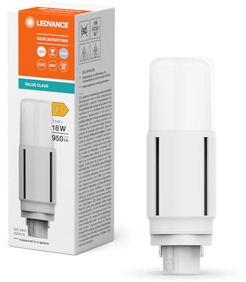 Osram Illuminazione generale Dulux Led D18 VT EM & AC Mains 7,5W G24D 400K 2Pin