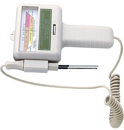 1Stk tester für poolwasserqualität schnelltests schnellstest elektrischer tester achnelltest Wasserreinheitstester Chlorwert tester Wassertestgerät Wasserqualitätstester Weiß MOBUTOFU