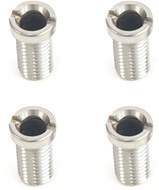 CPJJ 4 Piezas Tornillo Hueco para Tapón De Fregadero De Cocina, Pasadores y Tornillos para Cesta, Acero Inoxidable 304, 25 * 15 * 12 mm