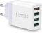 Cargador USB, Carga USBA de 4 Puertos con Cargador-rápido Smart QC 3.0 de 33W, Carga de Varios Puertos USB-Adaptador Compatible con iPhone 11/12/13/14/15/16/SE/XS/Samsung Galaxy S21/S22/S23/S24