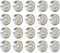 AIVEKE 20 Pieces 608ZZ Bearings - High-Speed Bearings Skateboard Bearings Ball Bearing Longboard Roller Skate Bearings Sealed Miniature Bearing 8 x 22 x 7mm