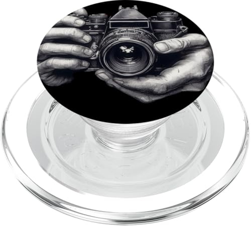 Vintage Camera Analog SLR Art Photographer Film PopSockets PopGrip for MagSafe