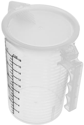 GALPADA Misurino da Cucina in Plastica Riutilizzabile Pp 500ml Manico, Contenitore Graduato per Misurazione e Miscelazione per Uso in Pasticceria