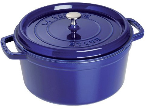 STAUB Cocotte ronde Bleu foncé 2,75 l
