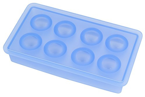 Lurch 10436 Eiswürfelbereiter für 8 Eiskugeln ø 3 cm, eisblau