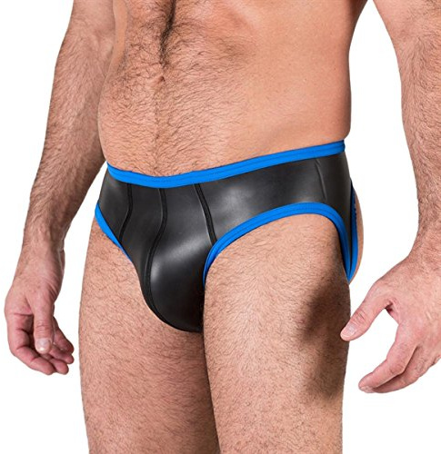 665 Medium Blau Neopren offen für jetzt Sport Jock Brief