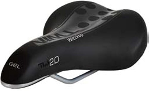 Wittkop 990061202K Trekking Twin 2.0 Selle pour Femme avec Rembourrage Haut pour soulager la Pression Noir