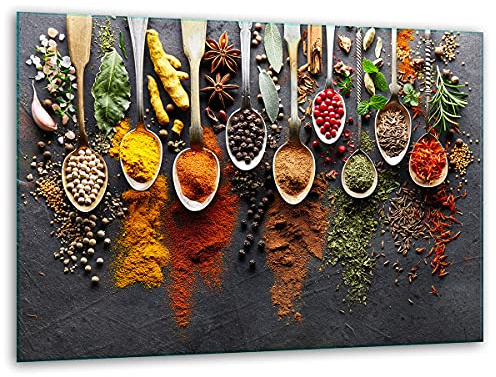 TMK ArtDeko – Schneidebrett Glas – Glasschneidebrett für die Küche 40x30 cm – Robust, Hygienisch & Rutschfest – Glas Schneidebrett – Zusätzliche Arbeitsfläche – Vielseitige Nutzung