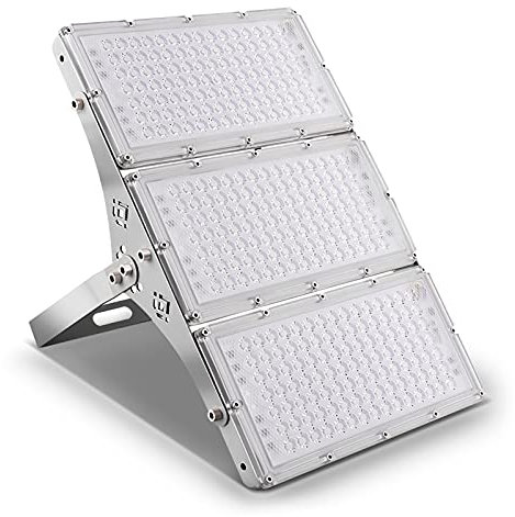 Ankishi 300W LED Strahler Außen, IP65 Wasserfest Fluter Superhell 6500K Kaltweiß Außenleuchte 30000LM Außenstrahler Flutlicht Scheinwerfer für Sportplatz Garage Garten Hinterhof