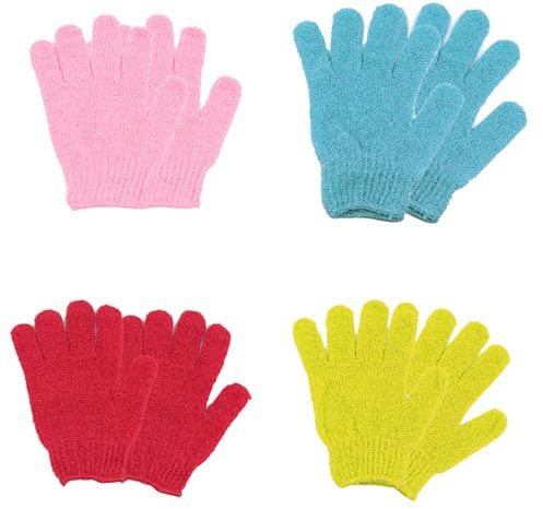 CTForest 4 Pairs Microfibre Car Dusting Cleaning, Gloves Washable Cleaning, Gloves for Kitchen Home Cleaning, Geeignet zum Reinigen und Kann Auch zum Baden Verwendet Werden