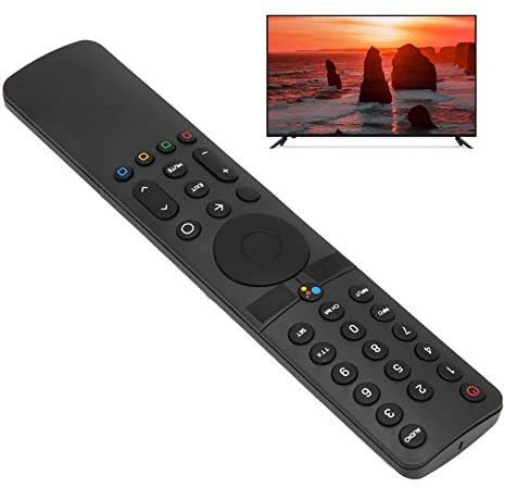 XMRM-19 Sprachfernbedienung, Ersatz TV Fernbedienung für Xiaomi MI P1 4K OLED LCD TV L32M6 L43M6 L55M6-6AEU, 2 X AAA Batterien (Nicht Im Lieferumfang enthalten)