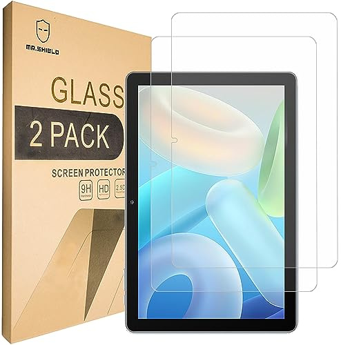 Mr.Shield 2-Pack Tempered Glass Screen Protector for Blackview Tab 8 Wifi | Japan Glass with 9H Hardness