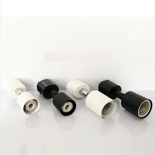 Spare Part 10pcs LED Track Light Base Led Fog Light GU10 E11/E26/E27/E17 Light Base Source Black White 2 Wires 3 Wires 4 Wires - (Color: Black Base Type: GU10 4wires)