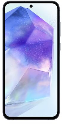 Samsung Galaxy A55 5G,Clear Cover inclusa, Smartphone Android 14, Display FHD+ Super AMOLED 6.6”, 8GB RAM e 128GB di memoria interna espandibile, Batteria 5.000 mAh, Awesome Navy [Versione Italiana]