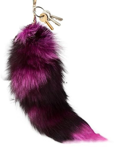 Tails Charm für Tasche,Fuchsschwanz Schlüsselanhänger | Weicher Tierschwanz-Schlüsselhalter - Kreativer Fuchsschwanz-Anhänger, Schlüsselanhänger, Cosplay, zum Aufhängen für Tasche, Geldbörse, Schlüsse