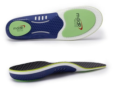 OISENSE Orthopädische Einlegesohlen für Damen & Herren Hohe Arch Support Schuheinlagen Linderung von Fußschmerzen, Plattfüße & Fersensporn Schuh Einlegesohlen 43-44