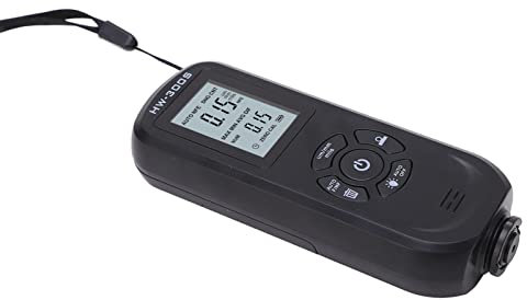 Paint Coating Thickness Meter Paint Thickness Meter Magnetic Check for Automotive Paint Thickness Measurement (Orange) (Black)