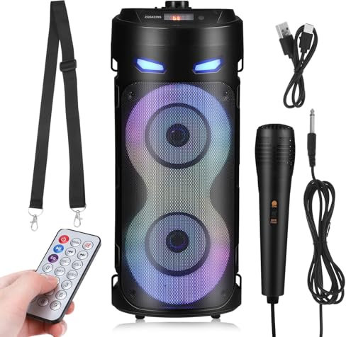 Lurrose Haut-Parleur Stéréo De Voiture Système Audio Automobile Haut-Parleur De Véhicule Caisson De Basses pour Camion Audio De Voiture De De