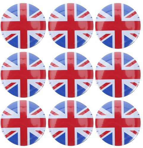 CIYODO 10 Pièces Broches Métal Drapeau Anglais Épingle Patriotique Angleterre Badge Pour Vêtements Sacs Décoration Durable