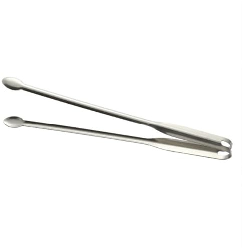 NESPIQ Kitchen Cooking Tong Japanese Style Long Handle Stainless Steel Grill Tongs For Cooking Baking Buffet Tongs Utensils(30cm)