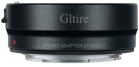 Gltire Canon EF to RF Lens Mount Adapter for Canon EF/EF-S Lenses – EF-EOS R Adapter Compatible with EOS R/RP/R5/R6/R7/R10 Mirrorless Cameras