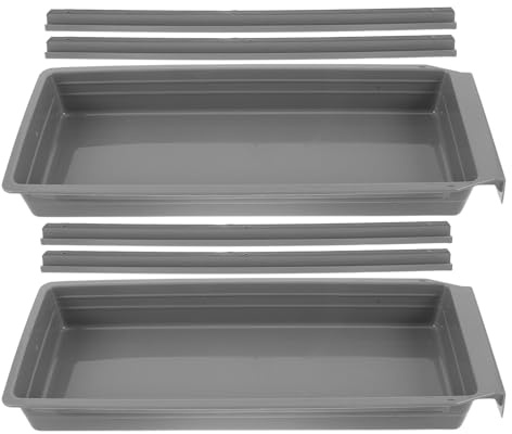 Tiroir de Machine à Coudre Industrielle ABS avec Rails, 2 Sets | Rangement Couture avec Sections Dédiées, pour Fils et Aiguilles, Usage Atelier, Opérations Professionnelles