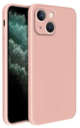 VIPAVA Custodia per telefono in silicone liquido per iPhone 14 Plus 11 12 13 14 Pro Max 12 13 mini, cover protettiva di lusso per fotocamera, rosa, per iPhone 11 Pro