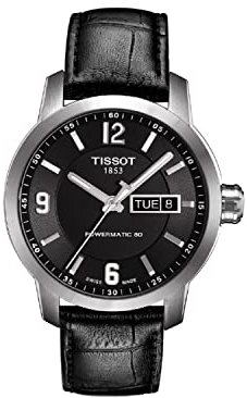 Tissot Herren-Armbanduhr Analog Automatik Leder T055.430.16.057.00
