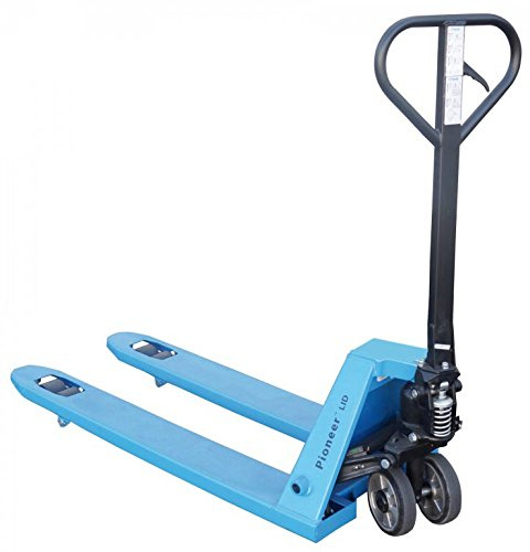Tractel Pioneer Hubwagen, 2500 kg, Funktional und robust für Materialhandling, Kunststoff, Polyurethan Stahl, Blau