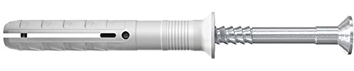 fischer - Cheville à frapper N 6x60/30 avec vis tête fraisée en acier électrozingué/Boite de 200