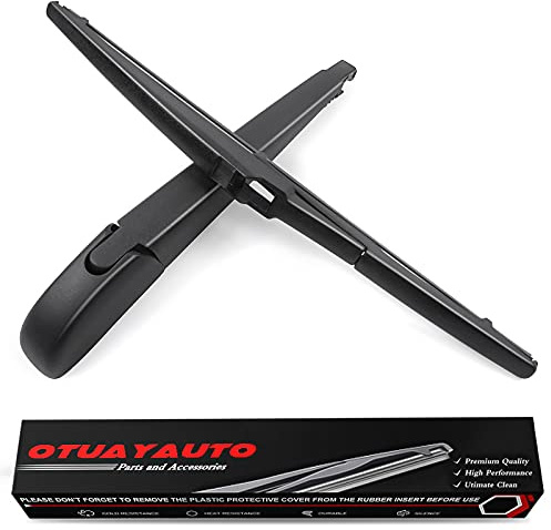 OTUAYAUTO Rear Windshield Wiper Arm and Blade - Replacement for Toyota RAV4 2000-2012, Matrix 2003-2008 OE:85242-12090