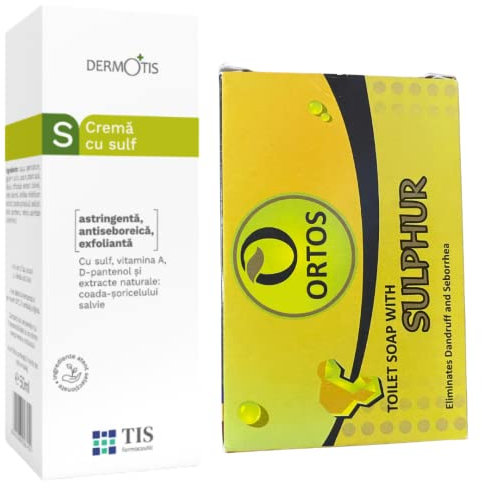 Cream Ideal for Acne, Oily Skin, Anti Pimples, Blackheads, Imperfections Face and Body - 50g + Soap to Remove Clogged Pores, Sebum, Impurities and Dandruff, Suitable for Face, Body and Hair - 100g