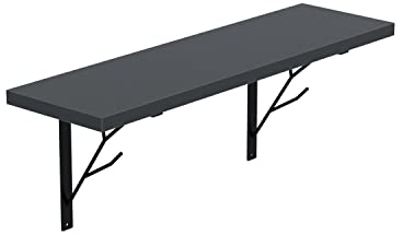 AKKE Hängeregal Tree Wandregal Kinderzimmer Küche Wohnzimmer Badezimmer Loft Büro Regale für Wände Regalbrett für Wand-Deko Küchenregal Moderne Wandboard Bücherregal Wand Anthrazit 50x20 cm