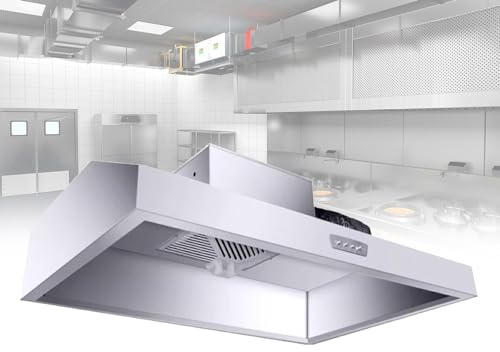 Hotte Commerciale De Hotte D'échappement De Service De Restaurant De Cuisine D'acier Inoxydable For La Cuisine Grande Hotte D'aspiration Murale De Dessus D'aspiration ( Color : 150*80*45 , Size : 680W
