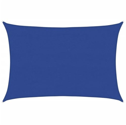 vidaXL Vela Parasole 160 g/m² Rettangolare Blu 4x5 m in HDPE